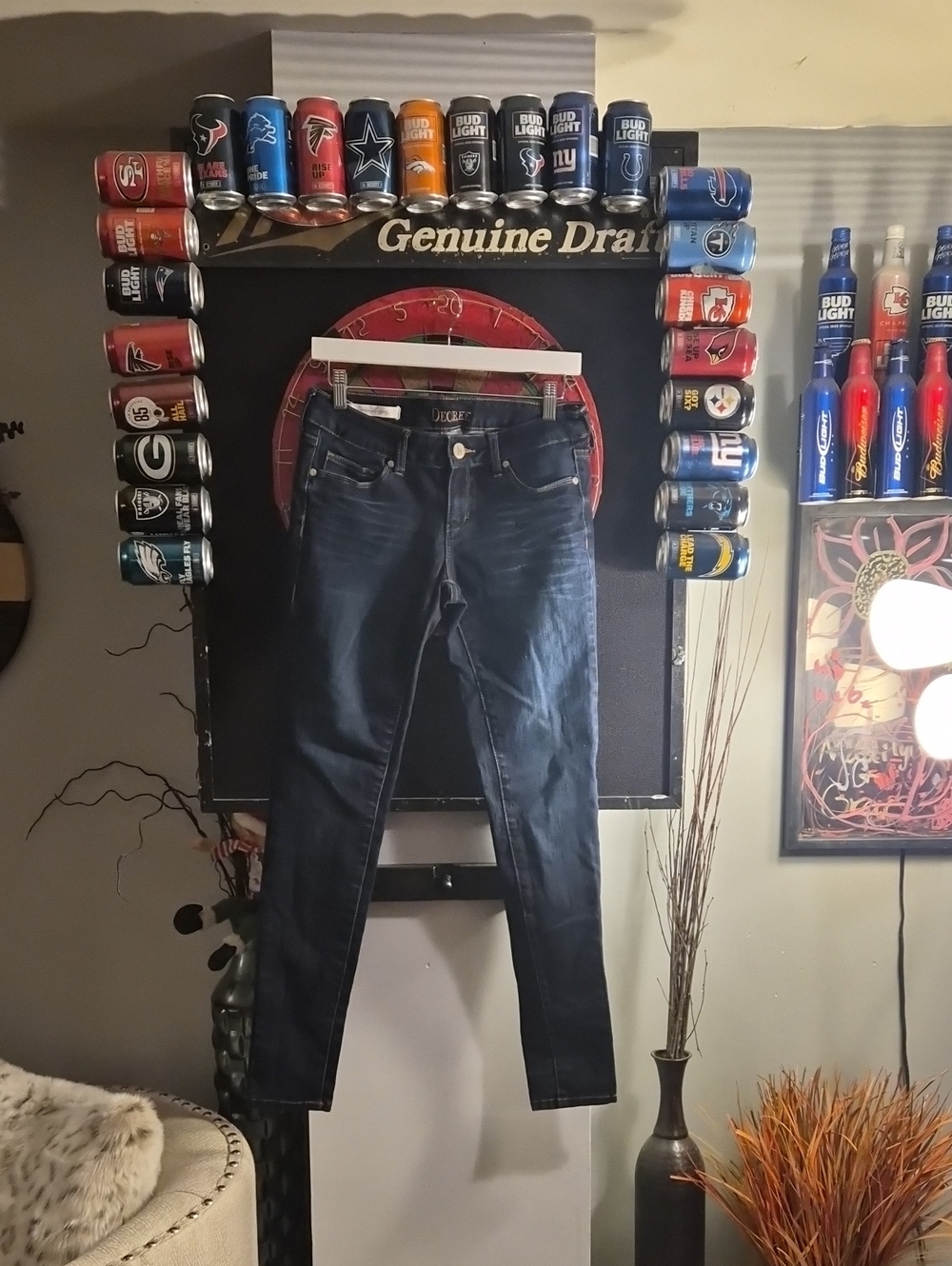 Decree Women's Dark Blue Skinny Jeans